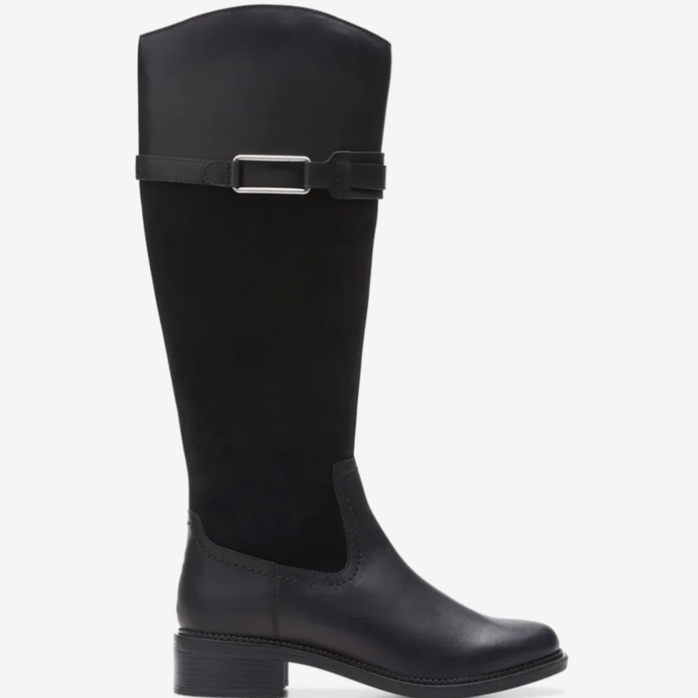 🌸CLARKS🌸 Maye Carly Boot Black Size: 6 - Picture 2 of 14
